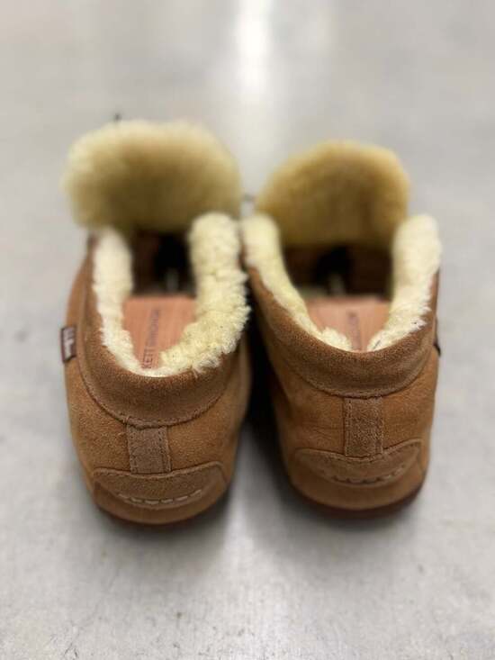 L.L.Bean Men\'s Wicked Good Moccasins Shearling Lined Suede Slippers main image 7